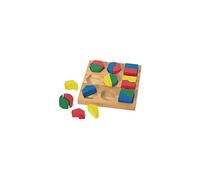 BSM Edufun - Pégagogie Montessori - Logique et Manipulation Géobois Symétrie Jouet en Bois, EF 21105