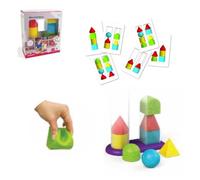 BSM Edushape - Jouet D'Eveil - Geostackers Formes Souples A Trier - Ed 525015
