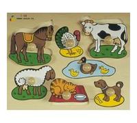 BSM - Puzzle Encastrement Premier Age -Les Animaux de la Ferme,E72510120