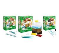 bsm - lot de 3 mini labos : fourmi-lombric-escargot G