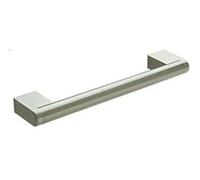 BSM Marketing Poignée de porte pour placard de cuisine en acier inoxydable brossé (1, 160 mm)