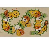 BSM - Puzzle Encastrement Educatif Alphabet - La Chenille - E72515640