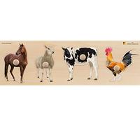 BSM - Puzzle Encastrement Premier Age Géant - Les Animaux De La Ferme, E72515530