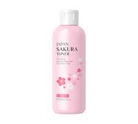 BSMKCL Sérum hydratant à la fleur de cerisier - Eau hydratante pour peau sèche - Grand flacon - Soin de la peau du visage - Lisses fines - Éclat nourrissant (160 ml)