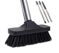 BSMstone Balai poussoir à poils rigides - Brosse de nettoyage multifonction pour salle de bain, baignoire, carrelage, sol, terrasse, terrasse