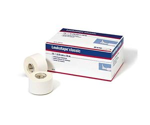BSN Leukotape classic Lot de 12 bandes adhésives Blanc 3,75 cm x 10 m