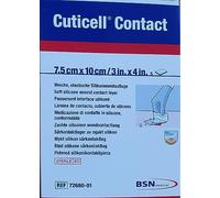BSN Medical Cuticell 72680-01 Lot de 5 couches de contact en silicone pour blessure 7,5 x 10 cm