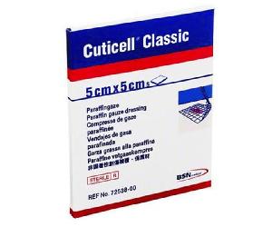 BSN Médical Cuticell Classic Compresse de Gaze Paraffinée 5x5cm 5 Unités