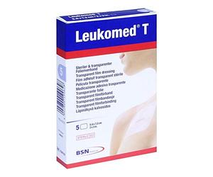 BSN medical Leukomed T 5 Films Adhésifs Transparents Petit Format 5 x 7,2 cm