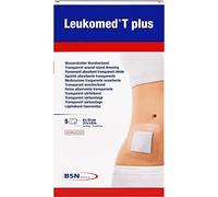 BSN Médical Leukomed T+ Pansement Non Tissé Adhésif 8 x 15cm 5 Unités