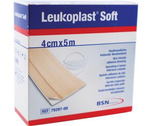 Bsn Medical Leukoplast Soft Sparadrap À Bonne Tolérance Cutanée 4cm x 5m 1 Pièce