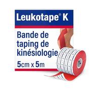 BSN Medical Ruban adhésif élastique Leukotape K Rouge 5 cm x 5 m 1 unité