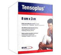 BSN Medical – Bande auto-adhérente Tensoplus, sécable à la main 8 cm x 3 m – Blanc
