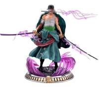 BSNRDX Figurine Anime Zoro,22cm PVC Zorro Action Statue Cartoon Anime Personnage Ornements Collectibles Toy Figurine Animations Character Model Jouet Table de chevet Voiture Salon Décorations