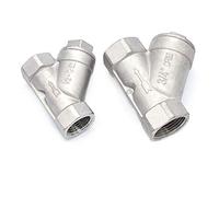 BSP 1/2 3/4 1 1-1/4 1-1/2 pouce femelle en ligne Y maille crépine fils filtre 304 vanne de filtre en acier inoxydable(DN32)