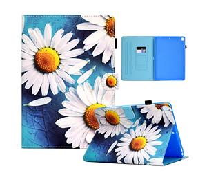 Bspring Coque pour Nouvel iPad 10.2 2019, Cuir Senior Affaires Folding Folio Coque Housse avec Réveil/Sommeil Automatique, Angles de Vision Multiples pour iPad 10.2 7ème Génération