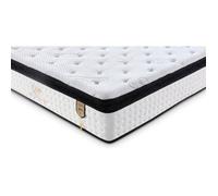 BSS BEDDING Matelas Paris Cashmere H3, Ressorts ensachés, 30 cm + surmatelas intégré, 7 zones, Oeko-TEX, hypoallergénique