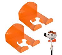 bssmmai Lot de 2 supports muraux pour débroussailleuse, outils électriques de jardin, suspension de garage pour organiseur, coupe-bordures, outils électriques