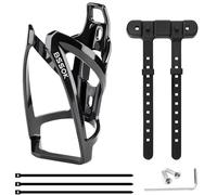 BSSOK Porte-Bouteille de vélo, en Plastique, léger et Durable, pour VTT, vélo de Route, VTT (Noir)