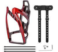 BSSOK Porte-Bouteille de vélo, en Plastique, léger et Durable, pour VTT, vélo de Route, VTT (Rouge)