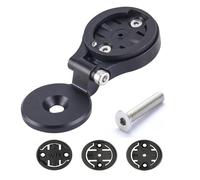 BSSOK Support de vélo pour Garmin Edge, Wahoo Elemnt, Bryton, Cateye, alliage d'aluminium, support de potence réglable
