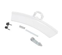 BSSTORE Kit poignée chromée hublot machine à laver compatible avec différents modèles équivalent à 4055237731