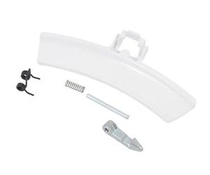 BSSTORE Kit poignée chromée hublot machine à laver compatible avec différents modèles équivalent à 4055237731
