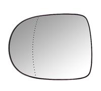 BSSTORE Plaque de verre miroir rétroviseur pour Ren@ult CLIO III 2009-2014, TWINGO II 2012-2014 (Gauche Asphérique - Côté Conducteur)