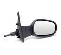 BSSTORE Rétroviseur extérieur noir pour MICRA 2003-2010 (K12) avec réglage manuel (droit - côté passager)