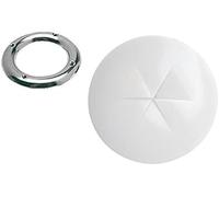 BSSTORE Virole passe-câble nautique Ø 90 mm en acier inoxydable avec joint en PVC | Passe-câble pour télécommandes et timons | Rosace cache-câble imperméable pour bateaux, bateaux pneumatiques et