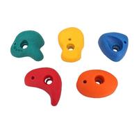 BSTCAR 5 Pièces Prises d'escalade pour Enfants Multicolores Poignées Murales d'escalade Petite Taille Kit de Prises Murales en Résine pour Intérieur Extérieur