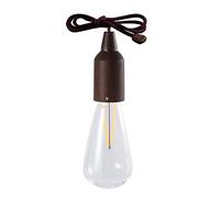 BSTCAR Ampoule LED à piles, à pile, portable, étanche IP44, rétro, décoration mobile, veilleuse intérieure et extérieure