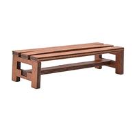 BSTCAR Banc de Maison de Poupée Modèle de Banc en Bois à L'échelle 1:12 | Mini Meuble Modèle Banc de Jardin en Bois, Meuble de Décoration de Jardin