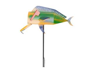 BSTCAR Boîte aux Lettres en Métal en Forme de Poisson, Boîte aux Lettres en Fer de Grande capacité pour L'extérieur du Jardin, Artisanat de Décoration Extérieure