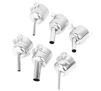 BSTCAR Buses Coudées 858d, Pistolet de Calor 12 × 10 × 3, 6 Pièces, Buse Oblique 850 pour Soudage à Chaud, Accessoires de Station de Dessoudage