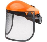 BSTCAR Casque de protection pour tronçonneuse Casque forestier, casque de protection forestier avec visière en maille, casque de protection résistant aux chocs, équipement de sécurité confortable