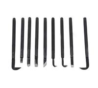 BSTCAR Ensemble D'outils de bonsaï, Outil de Taille de bonsaï, Poignée Antidérapante, Outil de Sculpture de en Acier au Manganèse, pour la Taille et la Mise en Forme, 9 Piè