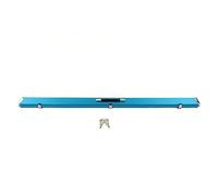 BSTCAR Étui pour Queue de Billard en Alliage D'aluminium, Boîte de Rangement de Transport, 3 Emplacements avec 2 Clés pour Ranger Deux Bâtons de Queue de Billard, Accessoire de (Bleue)