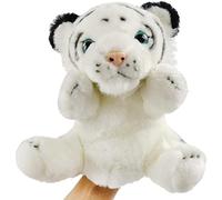 BSTCAR Jouet marionnette à Main Tigre Animal en Peluche Jouet marionnette à Main pour Les Tout-Petits et Les Enfants,école théâtre de marionnettes à la Maison Jouets Cadeau pour Les Enfants