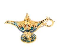 BSTCAR Lampe à Souhaits Aladdin Magic Genie Lampe, Mille et une Nuits Lampe à Souhait Vintage Décoration de Table Maison Décoration de Table à Collectionner