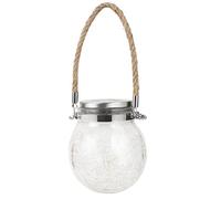 BSTCAR Lampes Solaires D'extérieur Suspendues, Lanternes Solaires en Verre craquelé, étanche, pour Décoration Extérieure, Patio, Cour, Pelouse