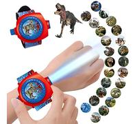 BSTCAR Montre à Projection de Dinosaure avec 24 Images, 2 en 1 - Montre numérique à Projection de Dessin animé - Montre électronique 3D - pour Enfants et garçons,