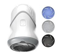 BSTCAR Rapeuse Pieds Electrique avec 3 Têtes à Rouleaux 2 Vitesses Râpeuse Pieds USB Rechargeable Automatique Pédicure Electrique Soin Des Pieds Pour Éliminer Des Peaux Dures Et Cuticules