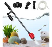 BSTCWCP Aspirateur électrique 36 W pour aquarium, aspirateur multifonction 6 en 1 pour gravier d'aquarium pour laver le sable, l'eau et la circulation