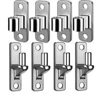 BSTDAYEVER Charnières de Portail Robustes en Acier Inoxydable 304 Lourd | 4Paires Charnière Portail Charnières Une Pièce pour Portails Montage Mural pour Jardin Ferme Grange Portails Capacité 900Kg