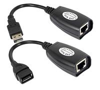 Bstepompre Adaptateur D'Extension de Câble USB vers RJ45 RJ 45 LAN Extender USB vers Amplificateur de Signal de Port RéSeau