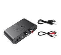 Bstepompre Bluetooth 5.0 RéCepteur Audio RCA 3.5Mm AUX Jack StéRéO Musique Adaptateur sans avec Microphone pour Kit Voiture Haut-Parleur Amplificateur