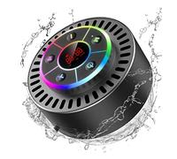 Bstepompre Salle de Bain Étanche IPX7 Haut-Parleur Bluetooth Subwoofer Haut-Parleur Portable avec Barre de Son Radio FM