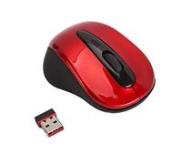 Bstepompre Souris optique sans fil 2,4 G Rouge, 003980
