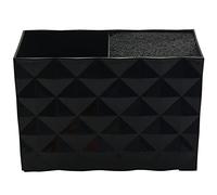 Bstepompre Support de cisaillement noir pour ciseaux de coiffure, étui de rangement pour cheveux, peigne de coiffure, organisateur